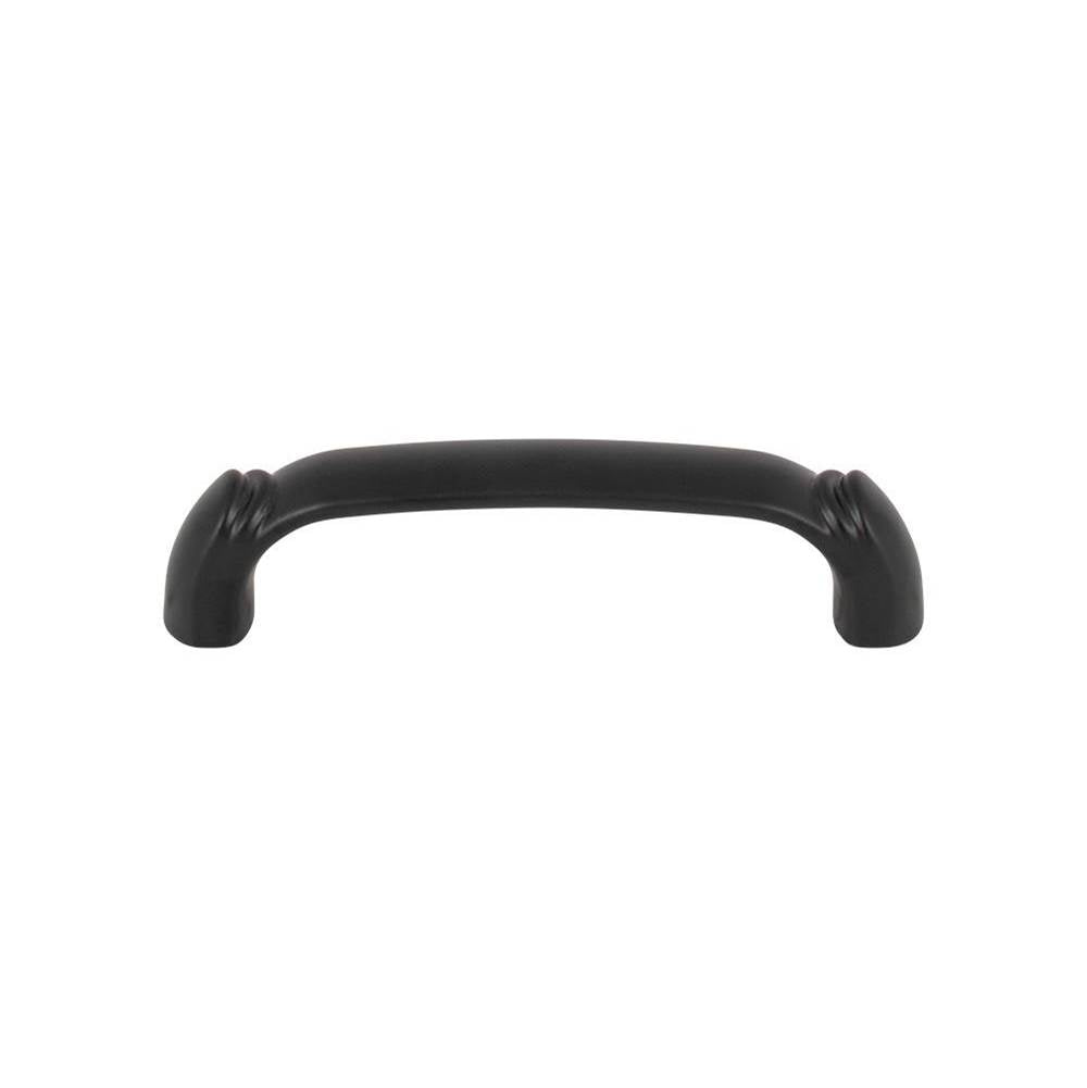 Top Knobs TK1031 Pomander Pull 3 3/4 Inch (c-c) - Flat Black