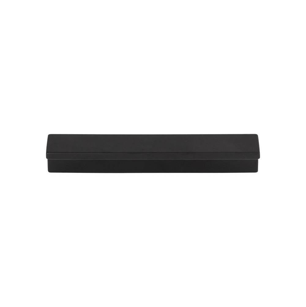 Top Knobs TK1041 Minetta Tab Pull 3 3/4 Inch (c-c) - Flat Black