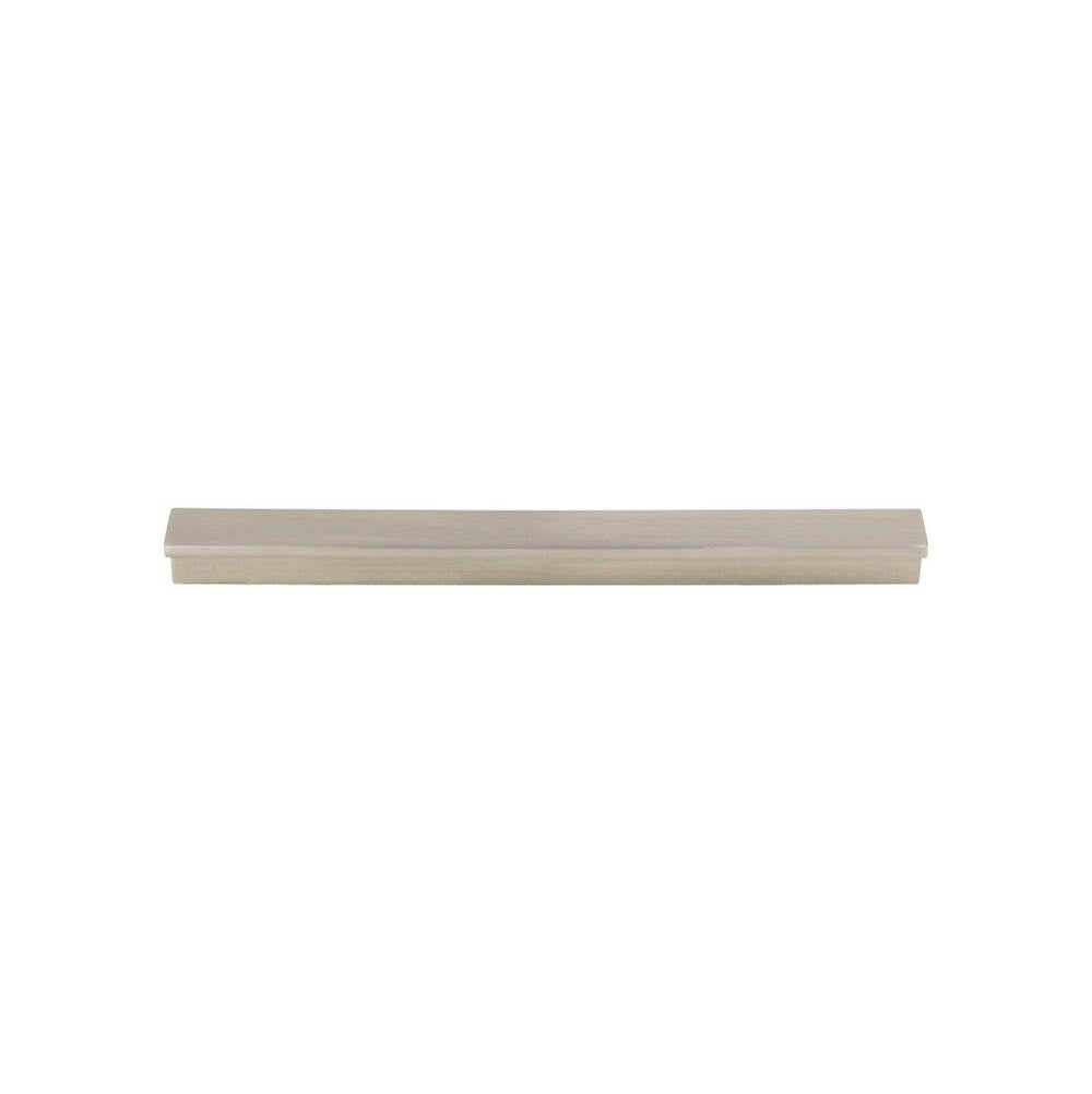 Top Knobs TK1044 Minetta Tab Pull 7 9/16 Inch (c-c) - Brushed Satin Nickel