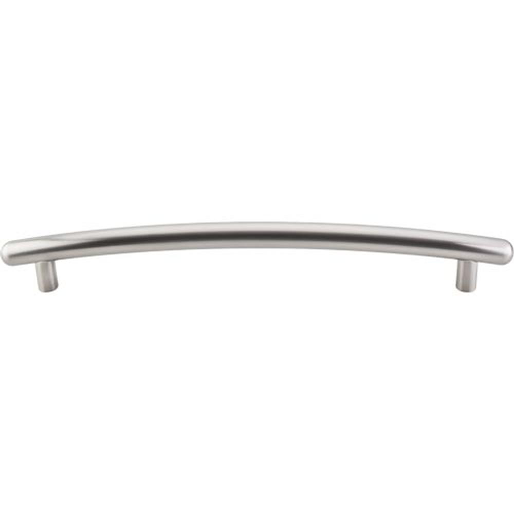 Top Knobs TK170 Curved Appliance Pull 12" - Brushed Satin Nickel