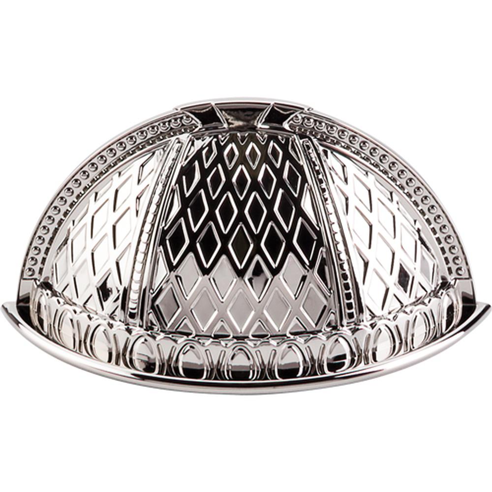 Top Knobs TK172PN Trevi Cup Pull 2 1/2" - Polished Nickel