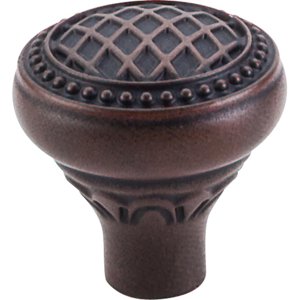 Top Knobs TK173PAR Trevi Round Knob 1 5/16" - Patina Rouge