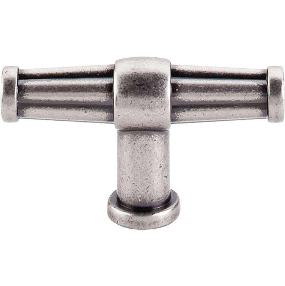 Top Knobs TK194 Luxor T-Handle 2 1/2" - Pewter Antique