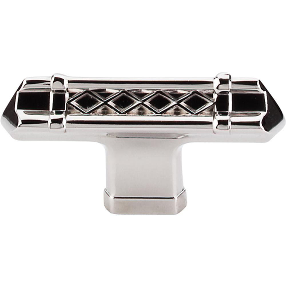Top Knobs TK204 Tower Bridge T-Handle 2 5/8" - Polished Nickel
