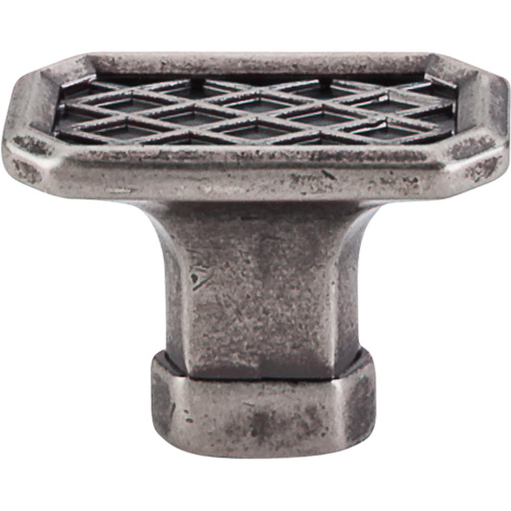 Top Knobs TK205 Tower Bridge Knob 1 1/2" - Pewter Antique