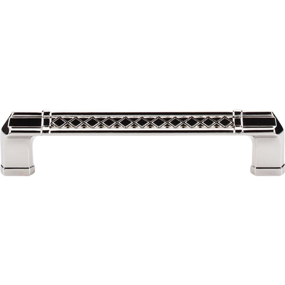 Top Knobs TK206 Tower Bridge Pull 5" - Polished Nickel