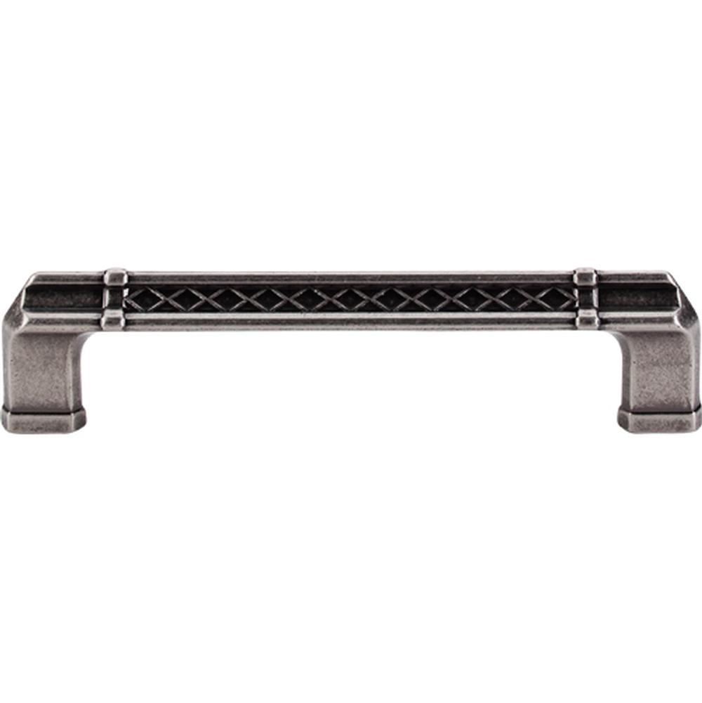 Top Knobs TK206 Tower Bridge Pull 5" - Pewter Antique