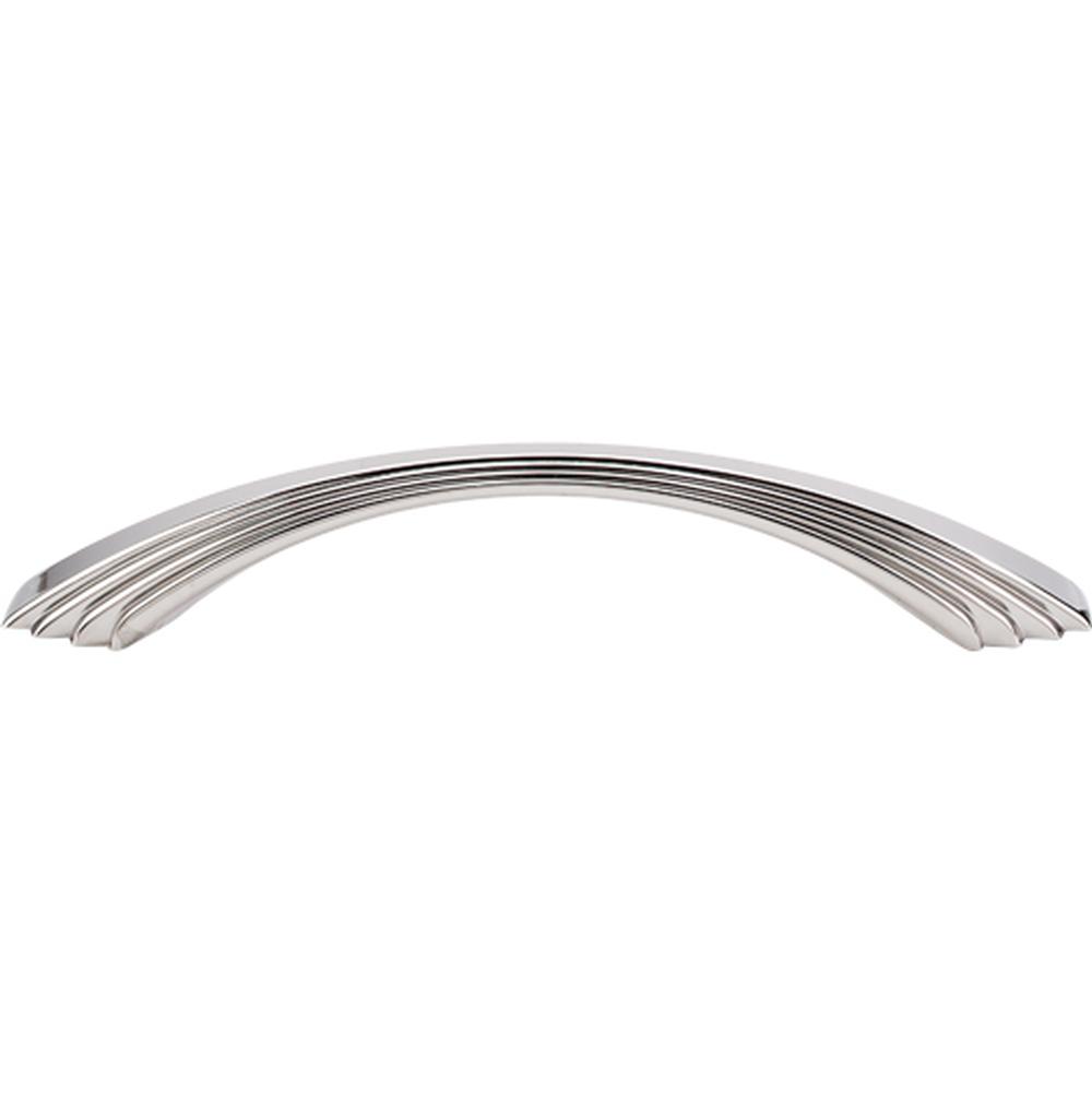 Top Knobs TK213 Sydney Flair Pull 5" - Polished Nickel