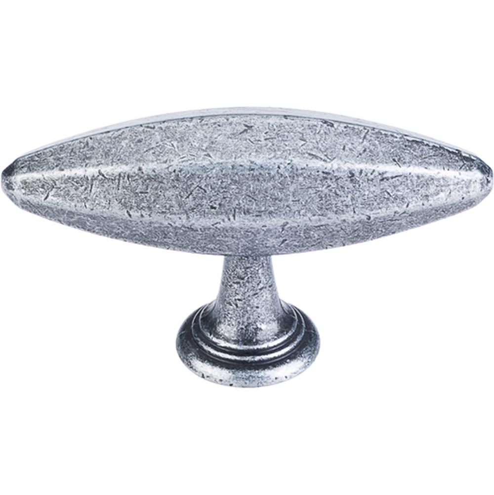 Top Knobs TK231 Chareau T-Handle Large 3" - Black Iron