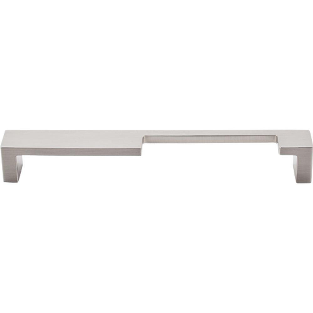 Top Knobs TK260 Modern Metro Notch Pull B 7" - Brushed Satin Nickel