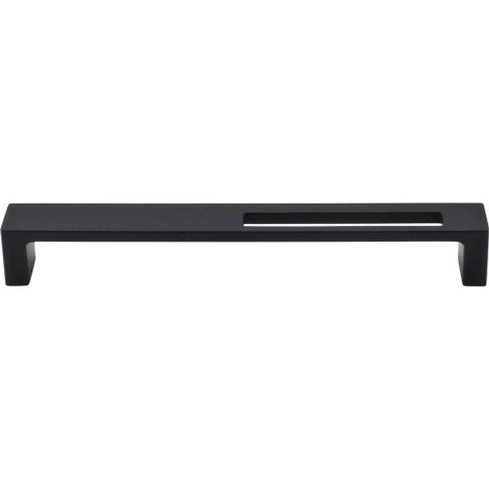 Top Knobs TK267 Modern Metro Slot Pull 7" - Flat Black