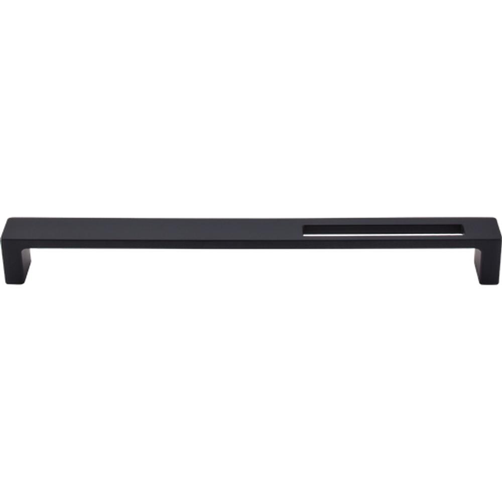Top Knobs TK268 Modern Metro Slot Pull 9" - Flat Black