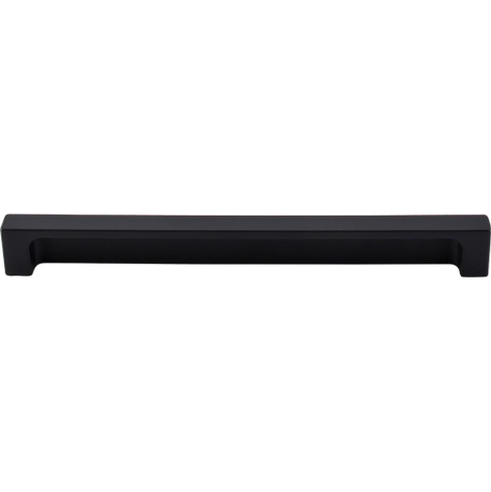 Top Knobs TK277 Modern Metro Tab Pull 8" - Flat Black