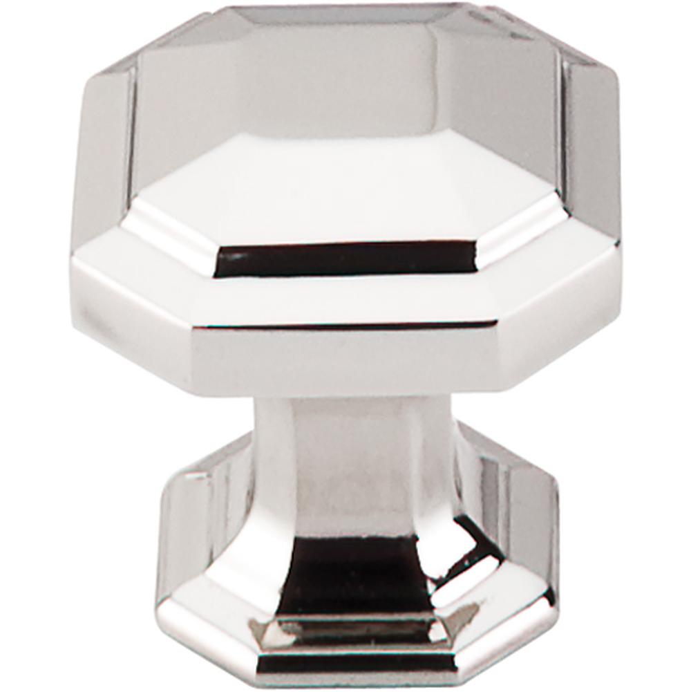 Top Knobs TK286 Emerald Knob 1 1/8" - Polished Nickel