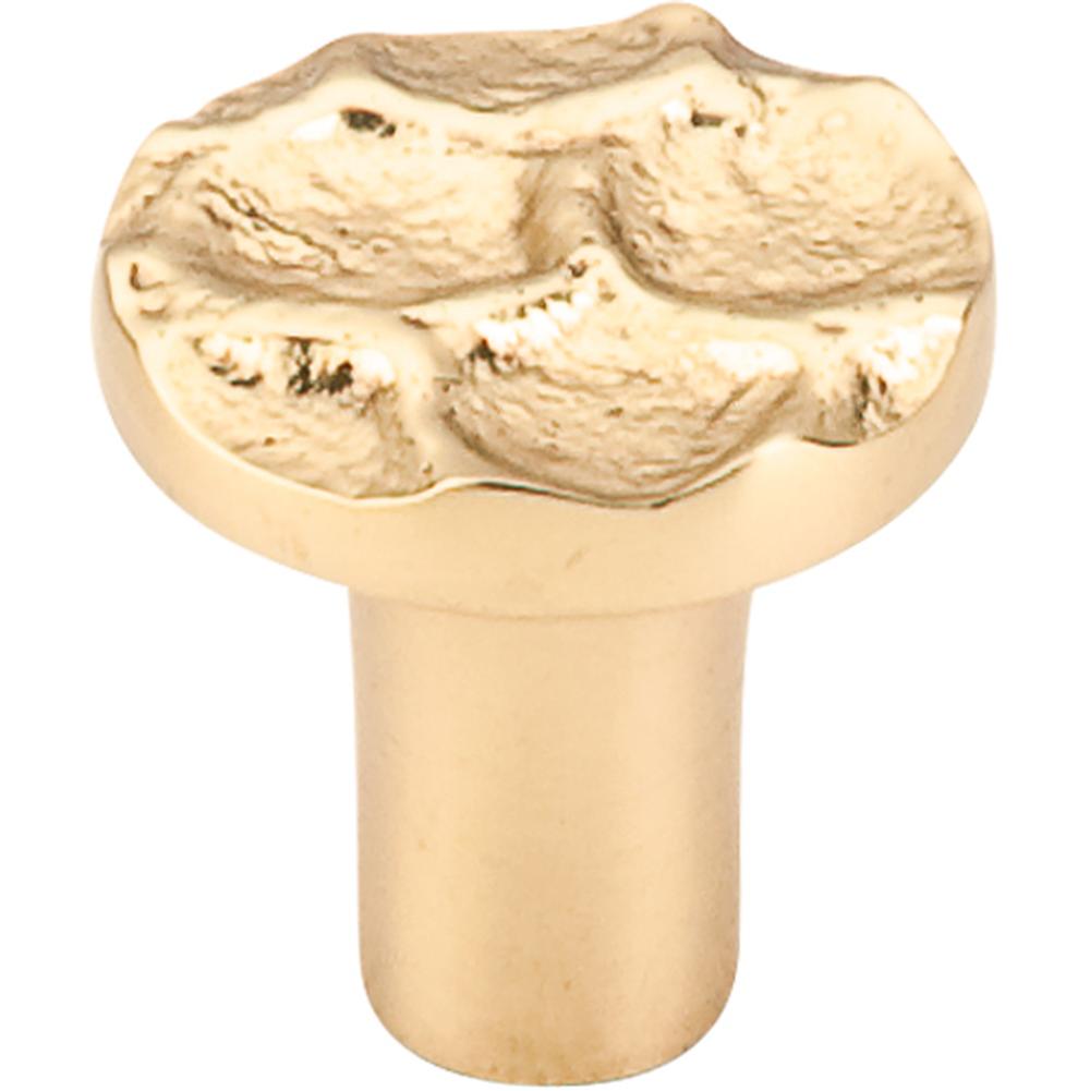 Top Knobs TK295BR Cobblestone Round Knob Small 1 1/8" - Brass