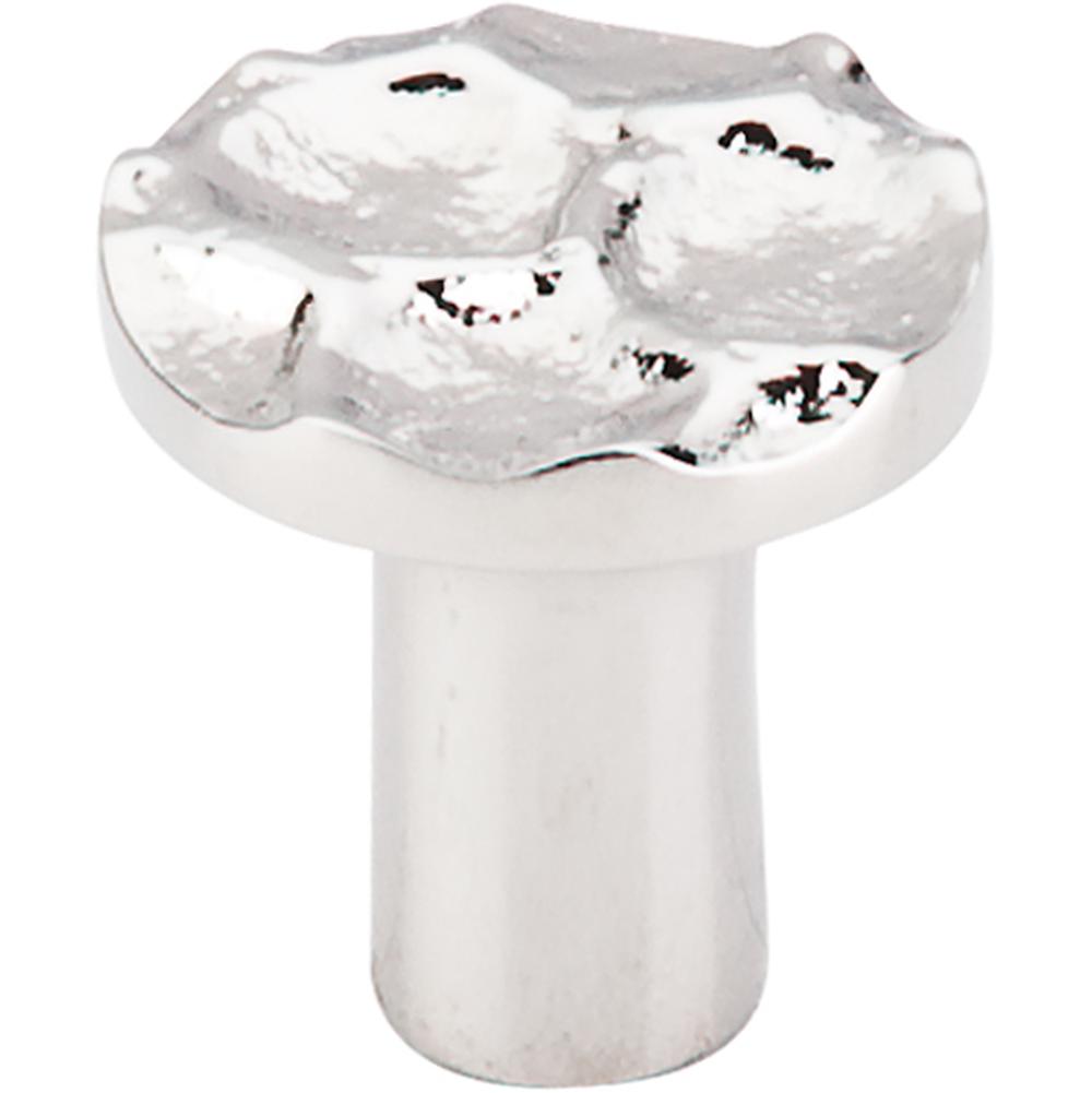 Top Knobs TK295PN Cobblestone Round Knob Small 1 1/8" - Polished Nickel