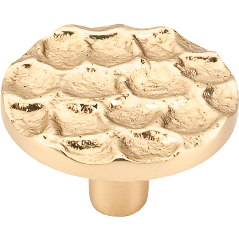 Top Knobs TK297BR Cobblestone Round Knob Large 1 15/16" - Brass