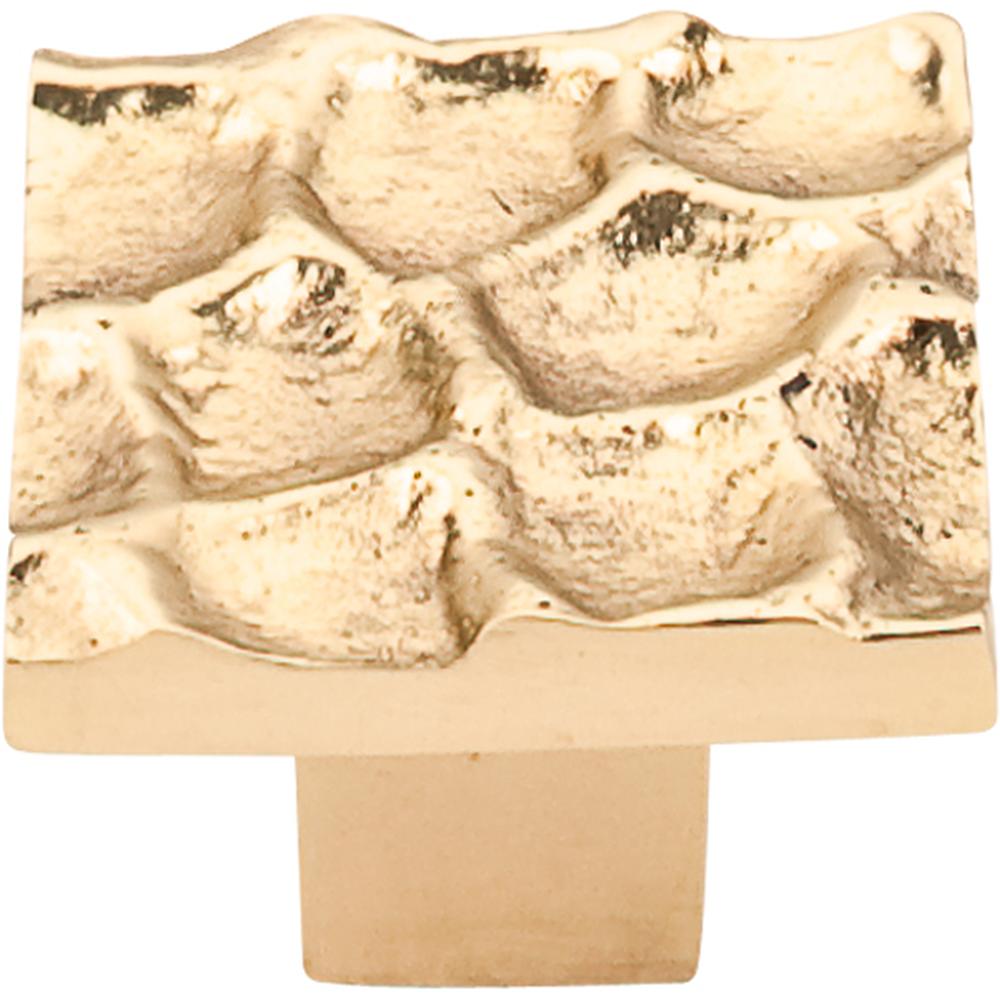 Top Knobs TK301BR Cobblestone Knob Medium 1 3/8" - Brass