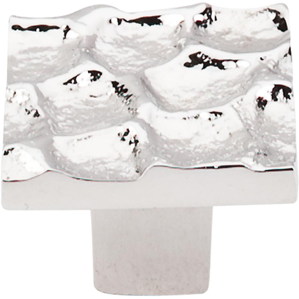 Top Knobs TK301PN Cobblestone Knob Medium 1 3/8" - Polished Nickel