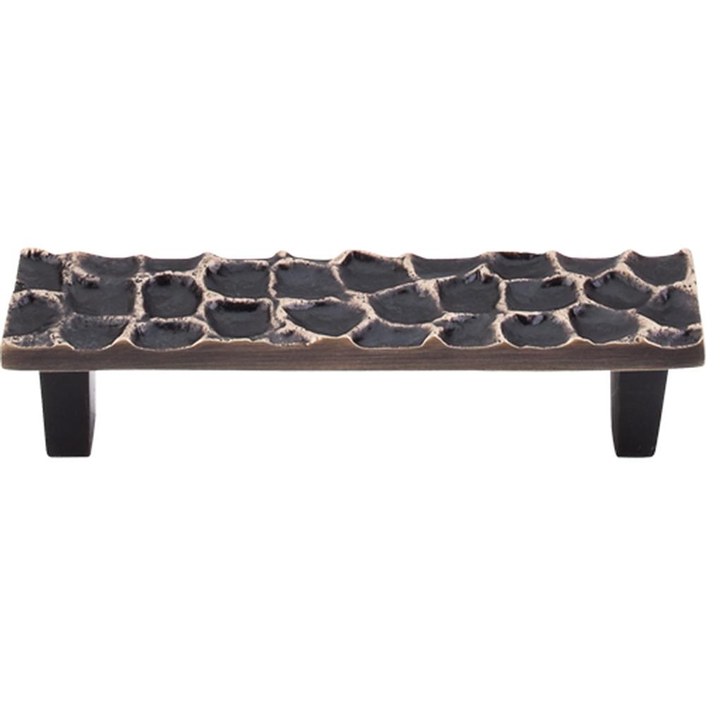 Top Knobs TK304BA Cobblestone Pull 3 3/4" - Brass Antique