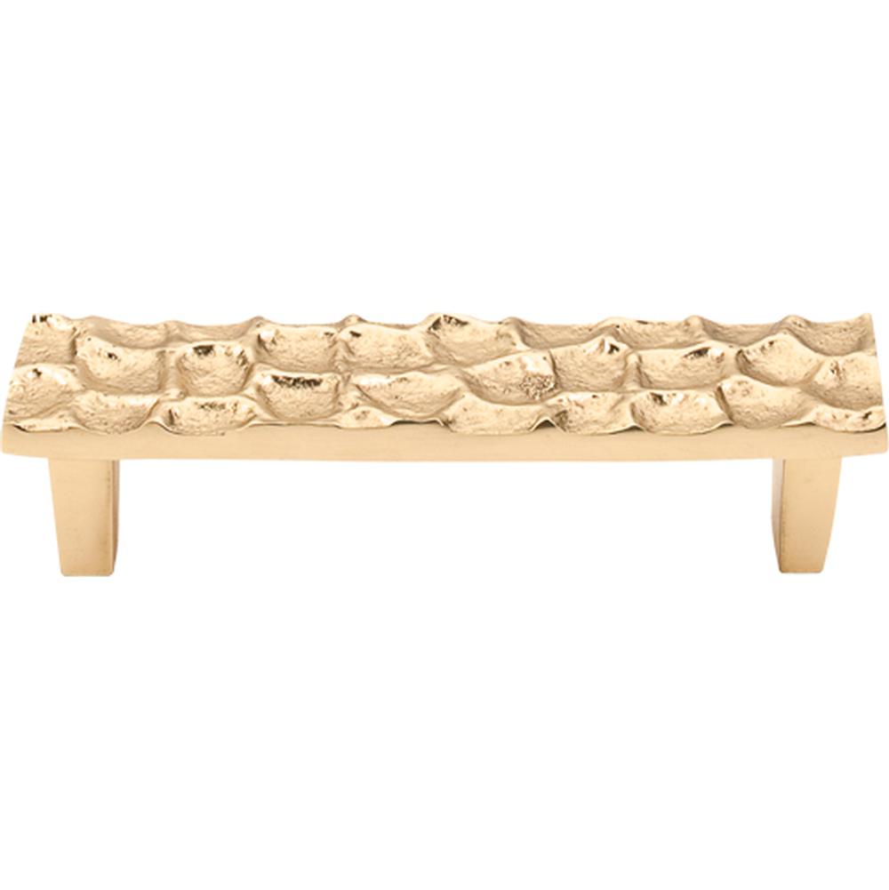 Top Knobs TK304BR Cobblestone Pull 3 3/4" - Brass