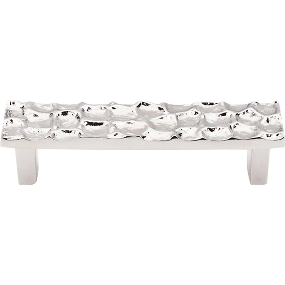 Top Knobs TK304PN Cobblestone Pull 3 3/4" - Polished Nickel