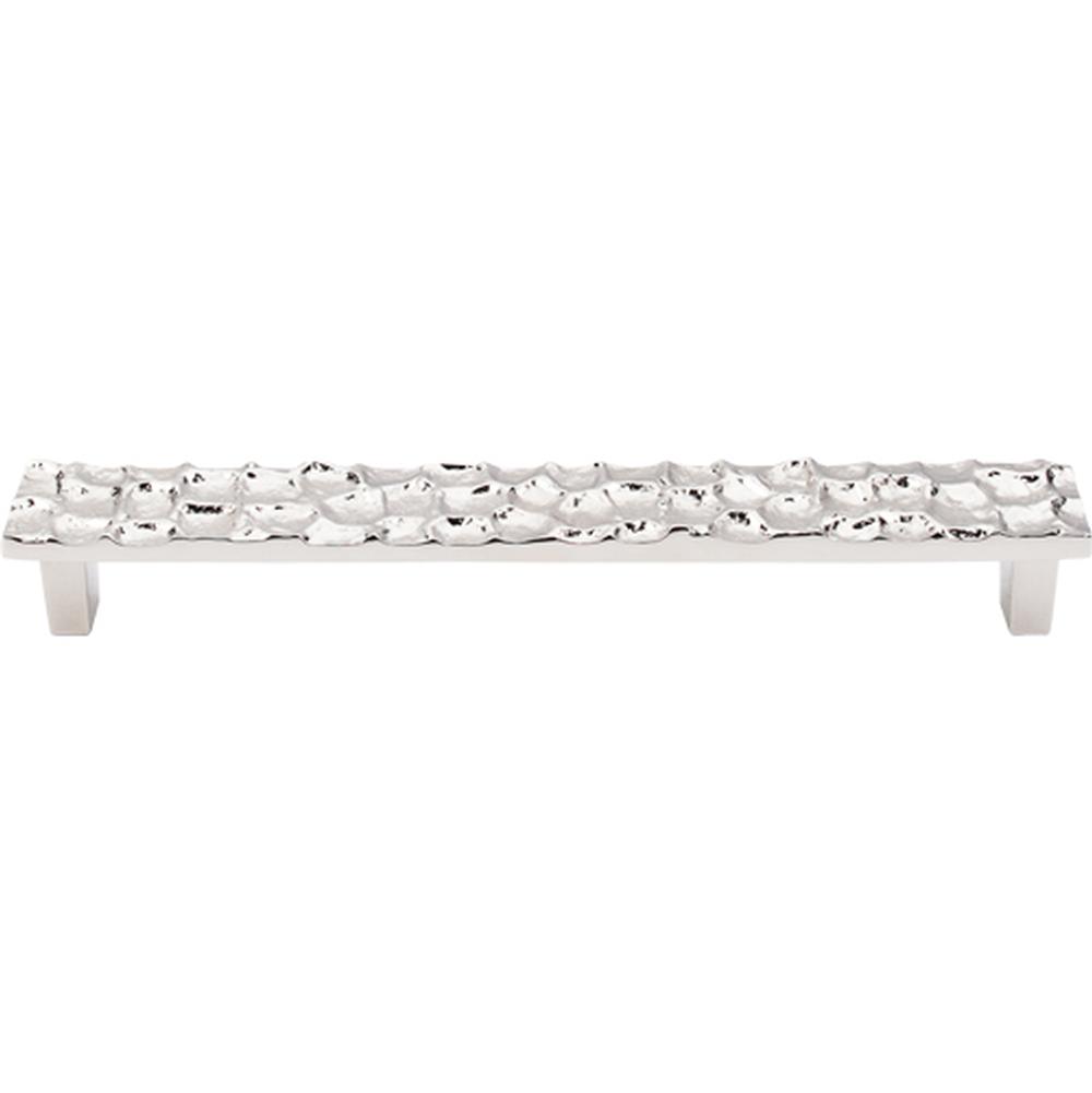 Top Knobs TK307PN Cobblestone Pull 7 9/16" - Polished Nickel
