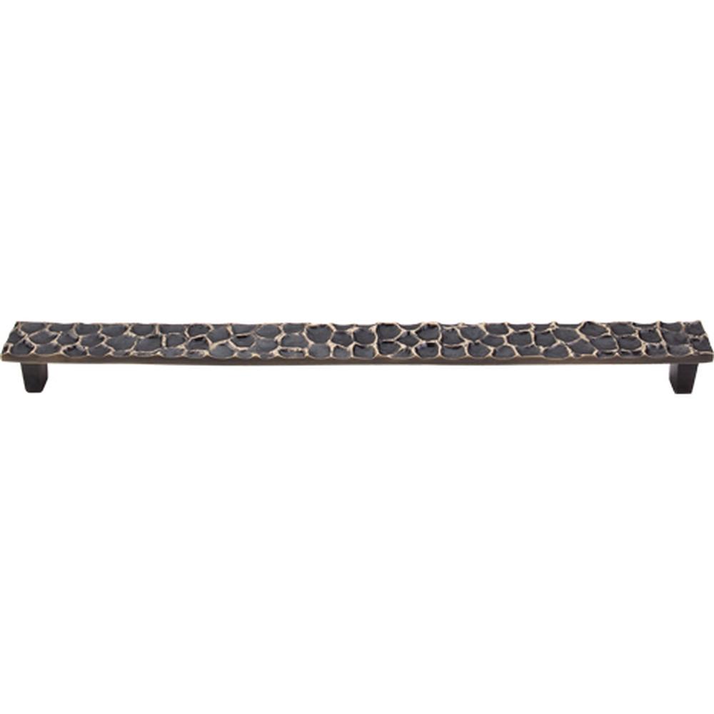 Top Knobs TK309BA Cobblestone Pull 12 9/16" - Brass Antique