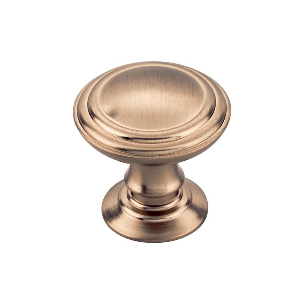 Top Knobs TK320 Reeded Knob 1 1/4" - Honey Bronze