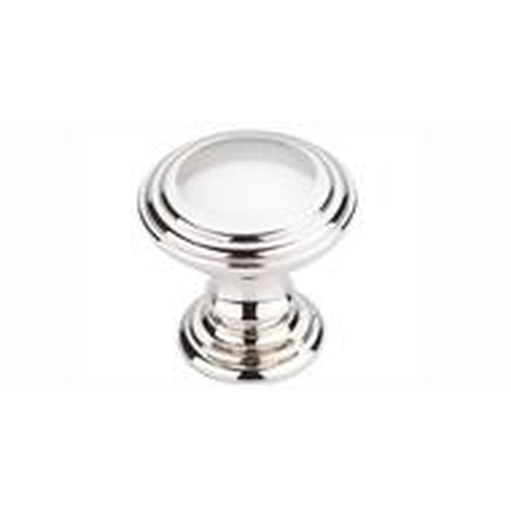 Top Knobs TK320 Reeded Knob 1 1/4" - Polished Nickel