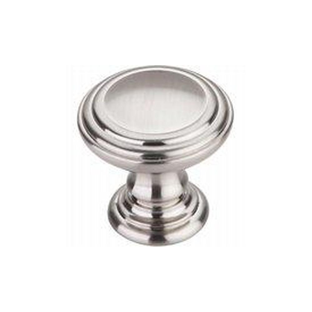Top Knobs TK321 Reeded Knob 1 1/2" - Brushed Satin Nickel