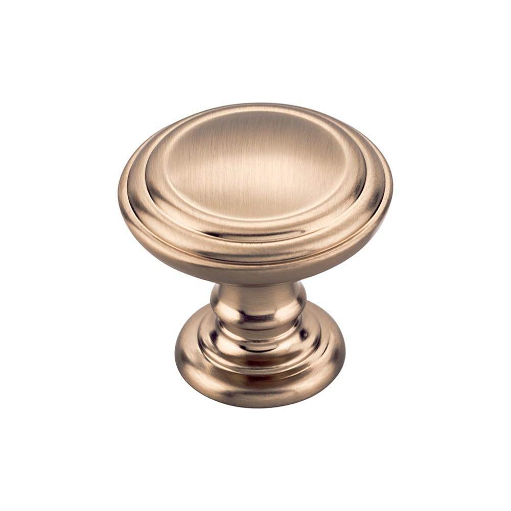 Top Knobs TK321 Reeded Knob 1 1/2" - Honey Bronze
