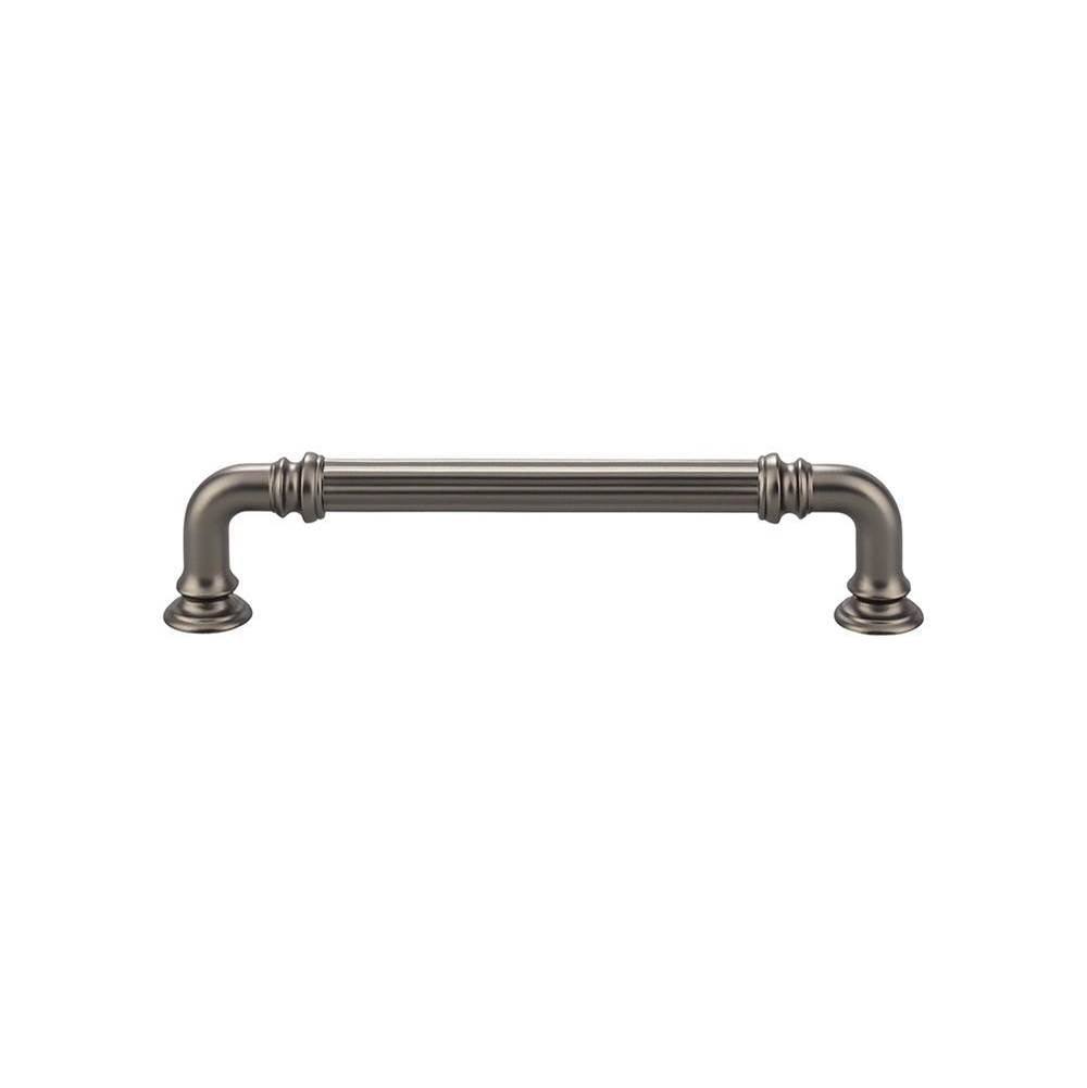 Top Knobs TK323 Reeded Pull 5" - Ash Gray