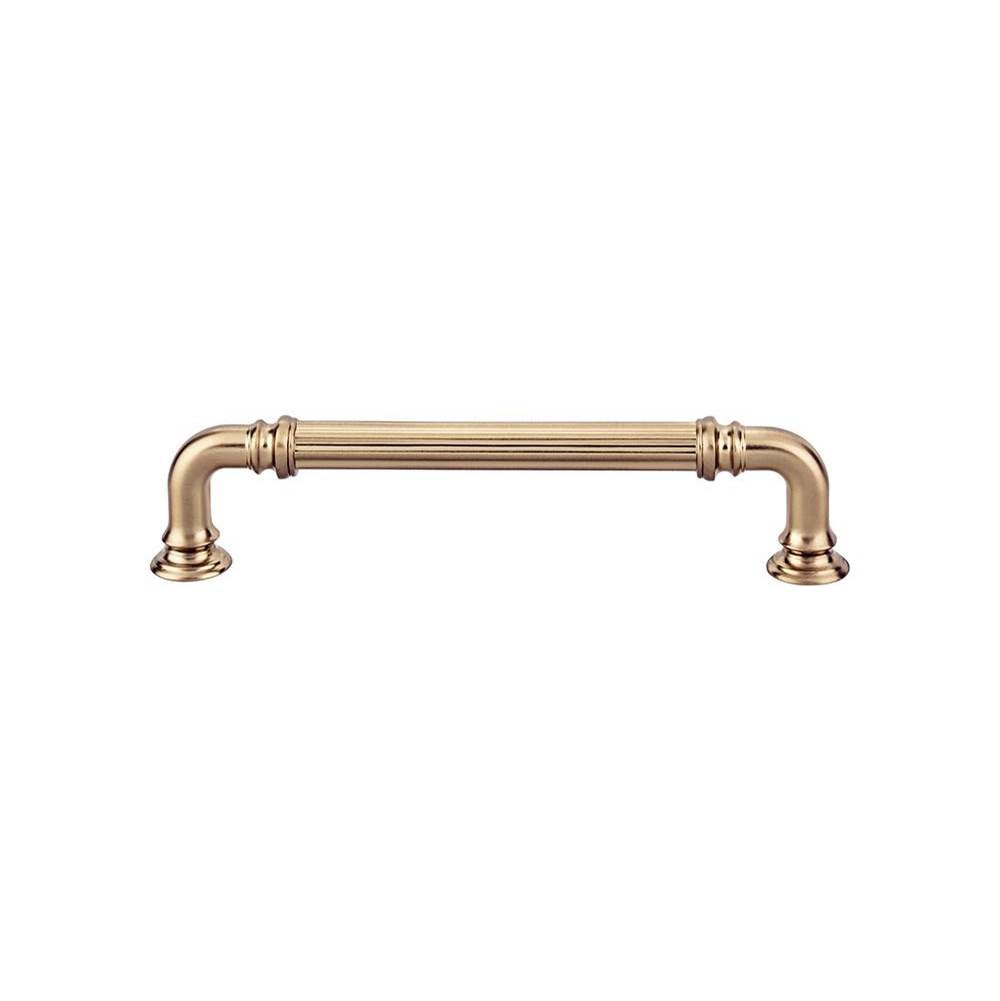 Top Knobs TK323 Reeded Pull 5" - Honey Bronze
