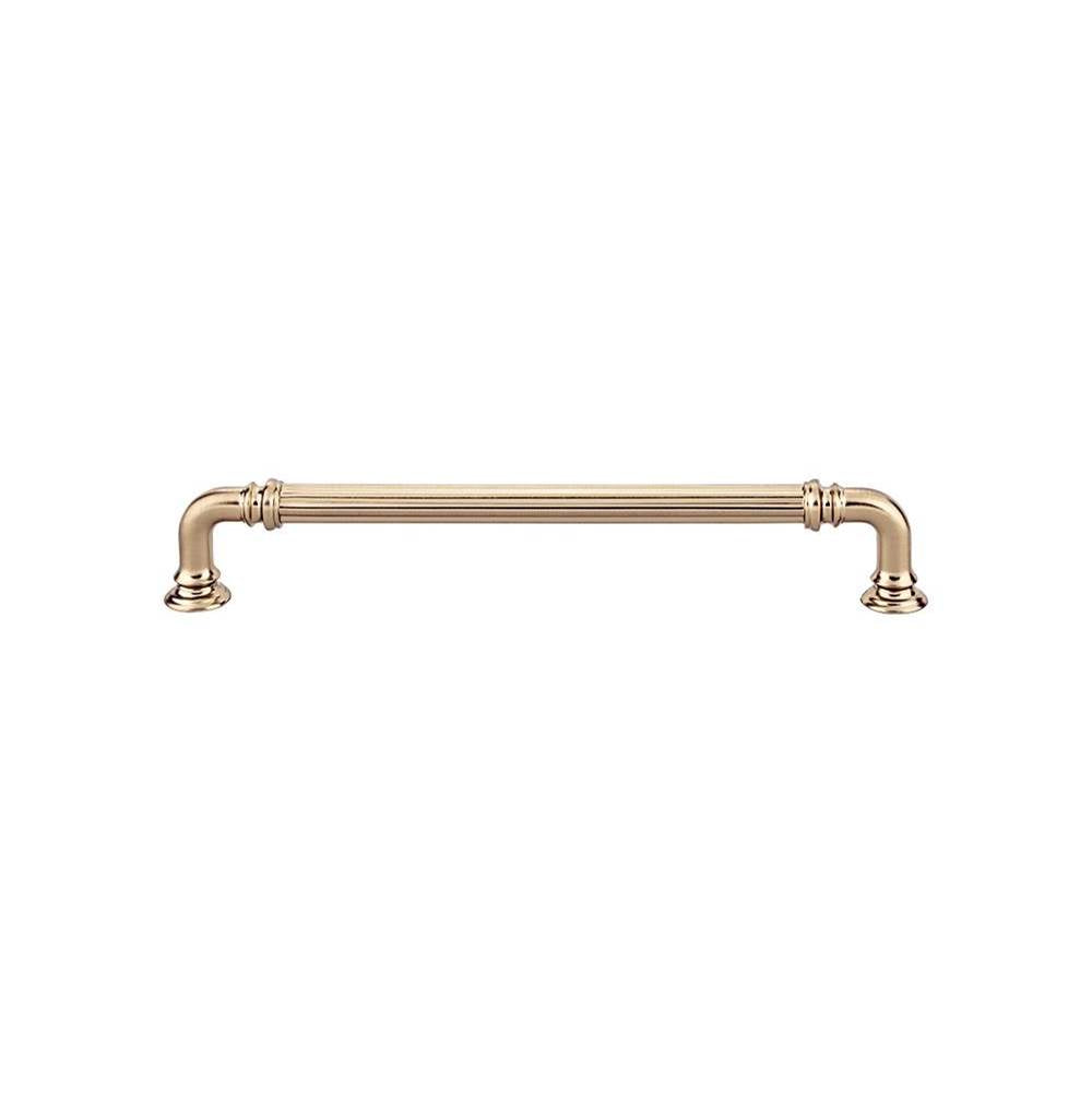 Top Knobs TK324 Reeded Pull 7" - Honey Bronze