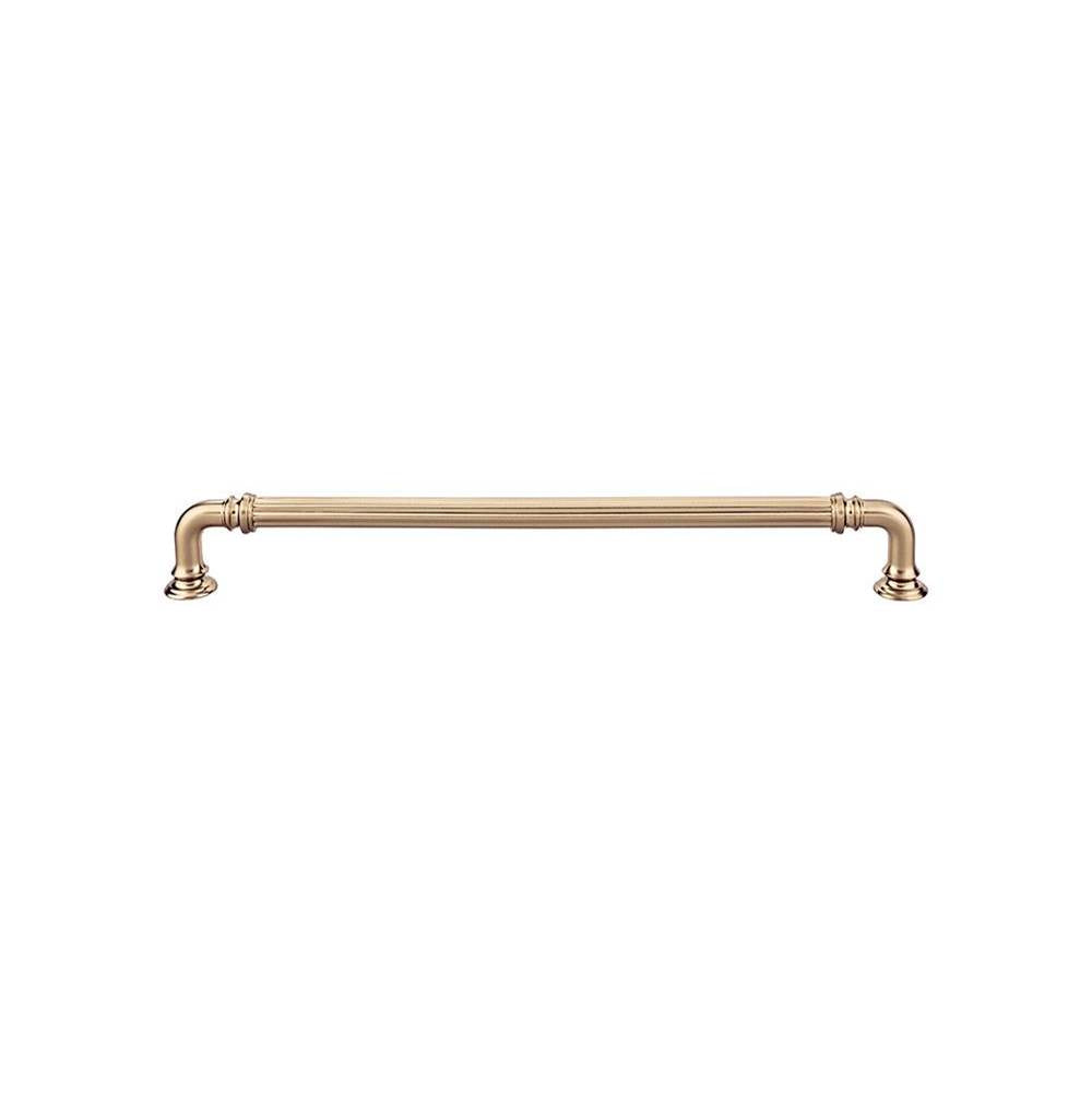 Top Knobs TK325 Reeded Pull 9" - Honey Bronze
