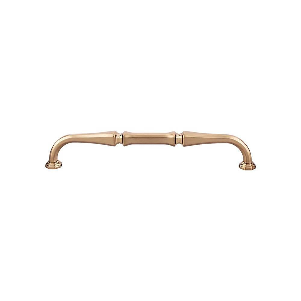 Top Knobs TK343 Chalet Pull 7" - Honey Bronze