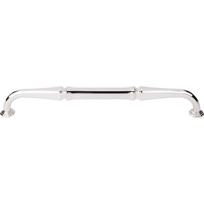 Top Knobs TK346 Chalet Appliance Pull 12 Inch (c-c) - Polished Nickel