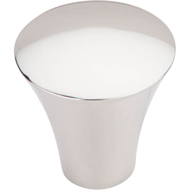 Top Knobs TK380 Shrewsbury Knob 1 1/8" - Polished Nickel