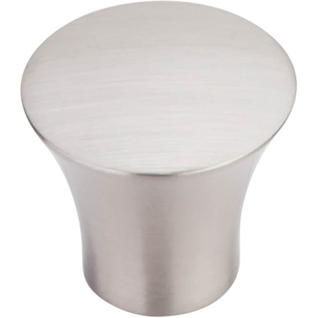 Top Knobs TK385 Shrewsbury Knob 1 5/16 Inch - Brushed Satin Nickel