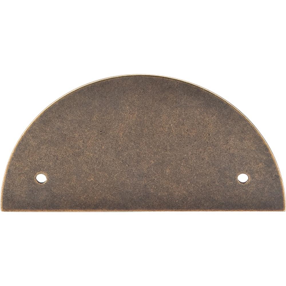Top Knobs TK54 Half Circle Backplate 3 1/2" - German Bronze