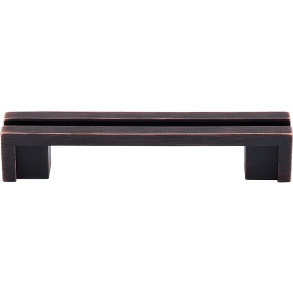 Top Knobs TK55 Flat Rail Pull 3 1/2" - Tuscan Bronze