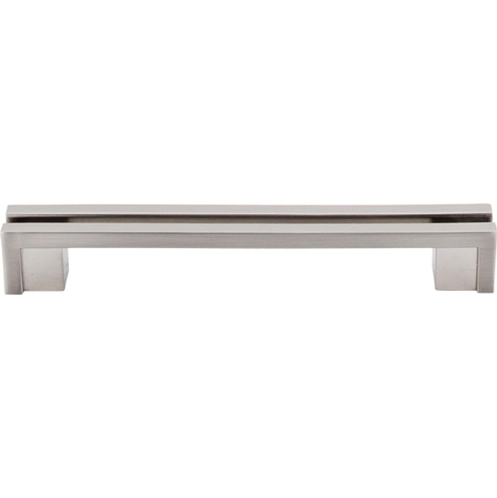 Top Knobs TK56 Flat Rail Pull 5" - Brushed Satin Nickel