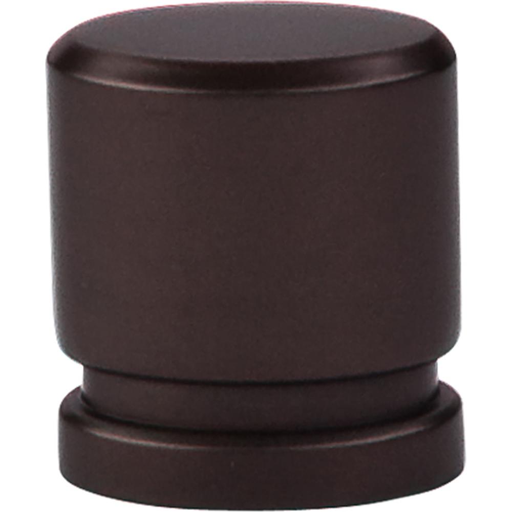 Top Knobs TK57 Oval Knob Small 1" - Oil Rubbed Bronze