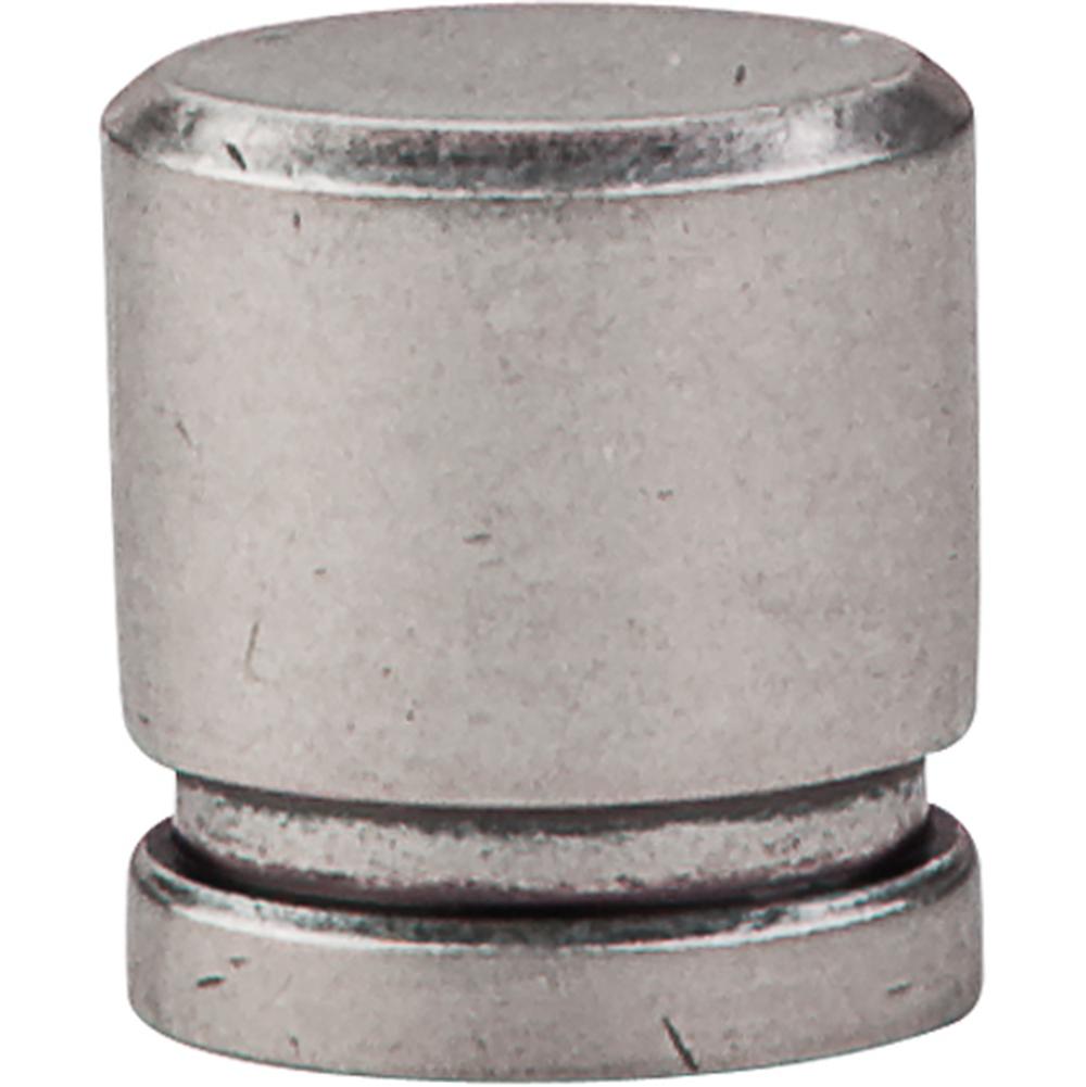 Top Knobs TK57 Oval Knob Small 1" - Pewter Antique