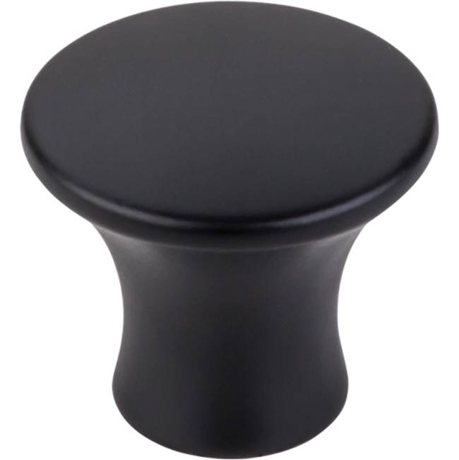 Top Knobs TK591 Oculus Knob 1 1/8 Inch - Flat Black