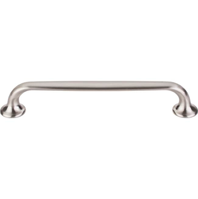 Top Knobs TK595 Oculus Oval Pull 6 5/16 Inch (c-c) - Brushed Satin Nickel
