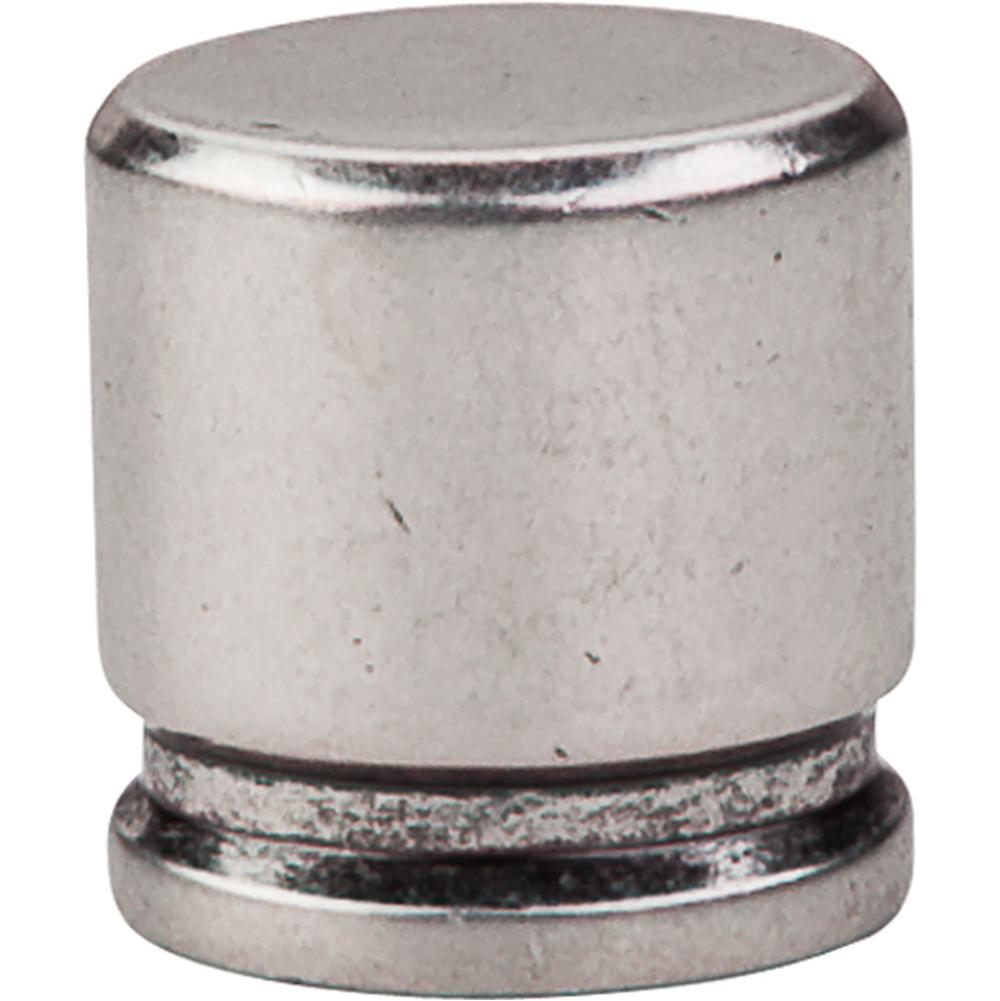 Top Knobs TK59 Oval Knob Medium 1 1/8" - Pewter Antique