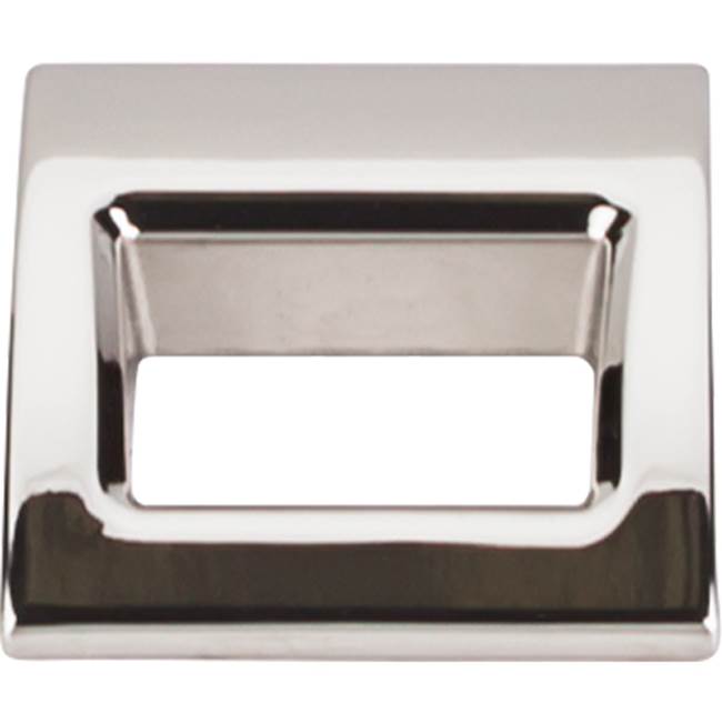 Top Knobs TK615 Tango Finger Pull 1 1/8 Inch (c-c) - Polished Nickel