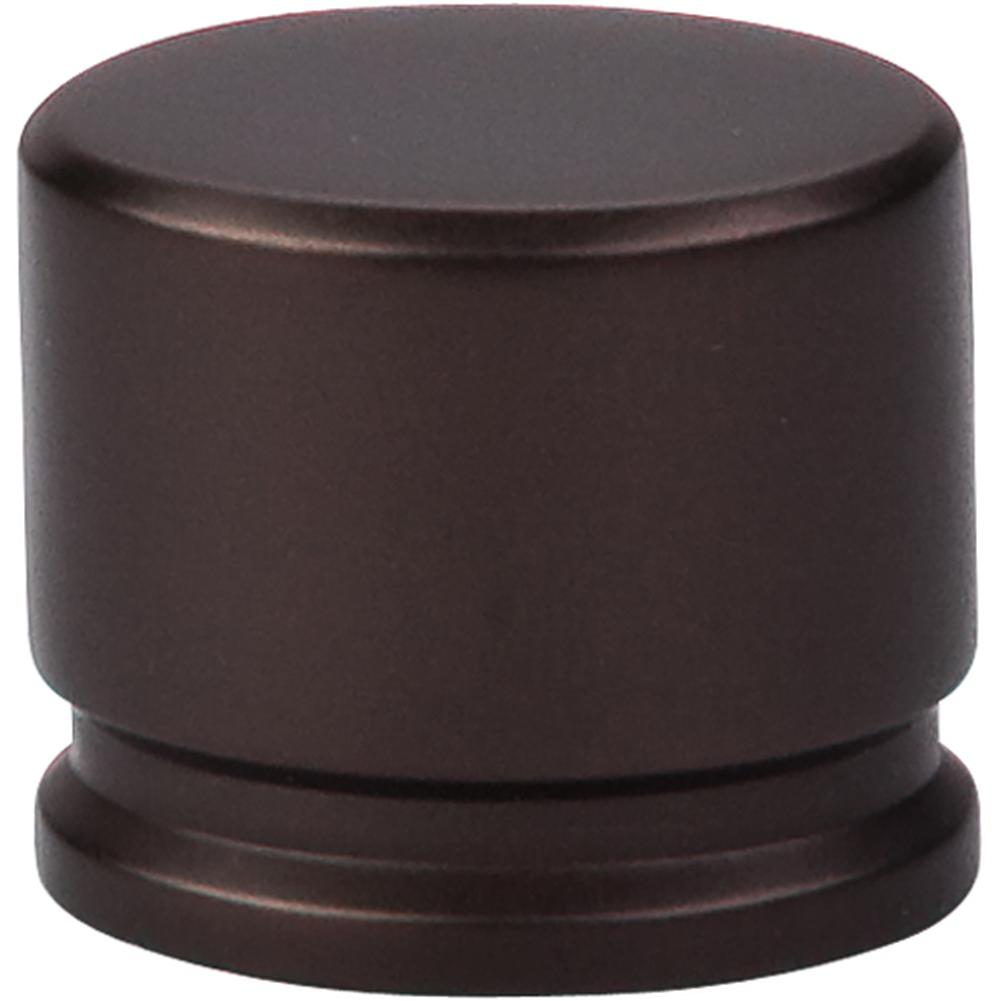 Top Knobs TK61 Oval Knob Large 1 3/8" - Oil Rubbed Bronze
